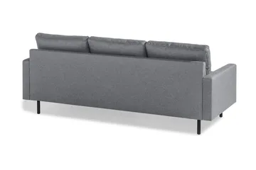 Peppe 3-seters Vendbar L-formet Divansofa i Stoff - Lys grå - Møbler - Sofaer - Sofa med sjeselong