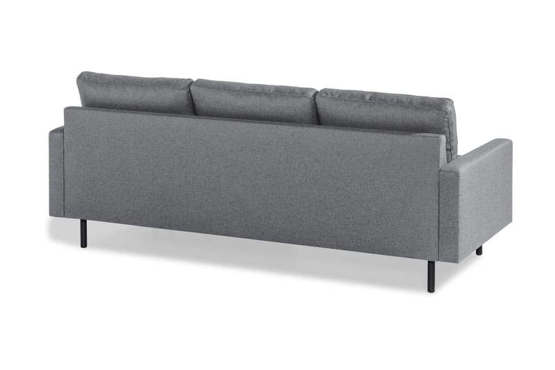 Peppe 3-seters Vendbar L-formet Divansofa i Stoff - Lys grå - Møbler - Sofaer - Sofa med sjeselong