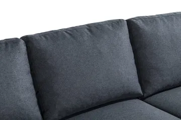 Peppe 3-seters Vendbar L-formet Divansofa i Stoff - Mørk grå - Møbler - Sofaer - Sofa med sjeselong