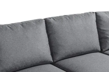 Peppe 4-seters Høyrevendt L-formet Sjeselongsofa i Stoff - Lys grå - Møbler - Sofaer - Sofa med sjeselong