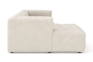 Puffy 3-seters boblete sofa med divan venstre - Beige - Møbler - Sofaer - Sofa med sjeselong