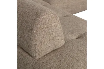 Ranta Sofa med Sjeselong 3-seter - Brun - Møbler - Sofaer - Sofa med sjeselong