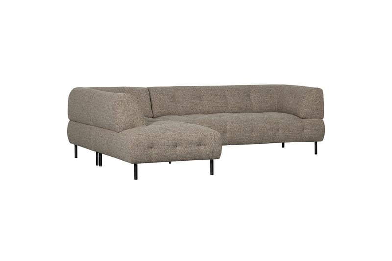 Ranta Sofa med Sjeselong 3-seter - Brun - Møbler - Sofaer - Sofa med sjeselong