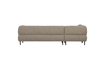 Ranta Sofa med Sjeselong 3-seter - Brun - Møbler - Sofaer - Sofa med sjeselong
