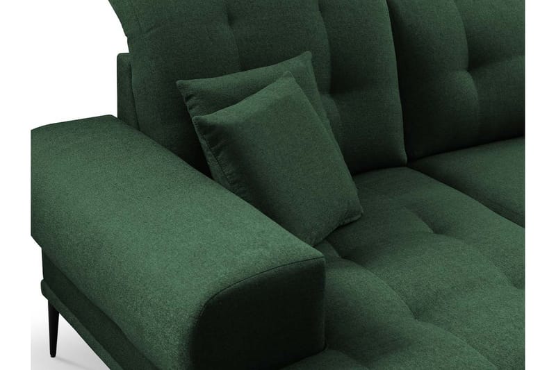 Rapale Sofagruppe Venstre med Fotskammel - Grå - Møbler - Sofaer - Sofa med sjeselong