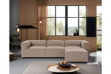 Redlands Sofa med Sjeselong 3-seter - Brun - Møbler - Sofaer - Sofa med sjeselong