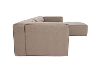 Redlands Sofa med Sjeselong 3-seter - Brun - Møbler - Sofaer - Sofa med sjeselong