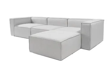 Redlands Sofa med Sjeselong 3-seter - Grå - Møbler - Sofaer - Sofa med sjeselong