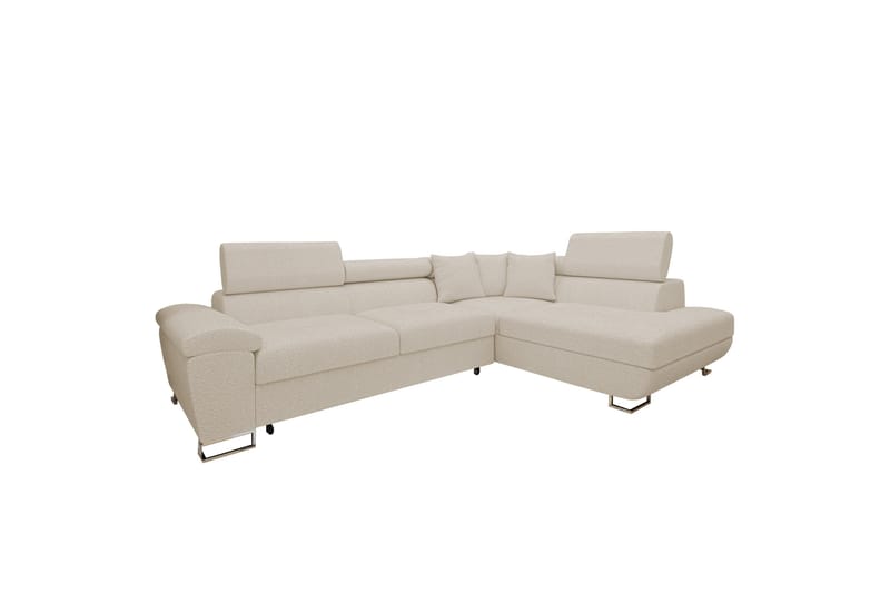 Reginia Sofa med Sjeselong 3-seter, Beige