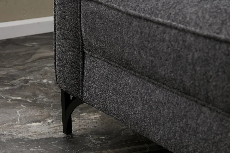 Retzow Sofa med Sjeselong 4-seter - Antrasitt - Møbler - Sofaer - Sofa med sjeselong