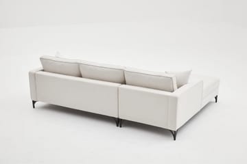 Retzow Sofa med Sjeselong 4-seter - Beige - Møbler - Sofaer - Sofa med sjeselong