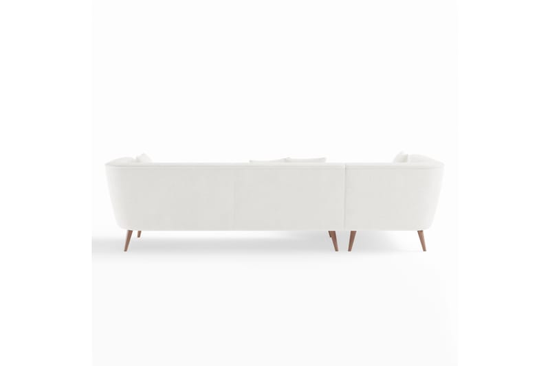 Richie Sofa m. Divan 4-seters - Hvit - Møbler - Sofaer - Sofa med sjeselong