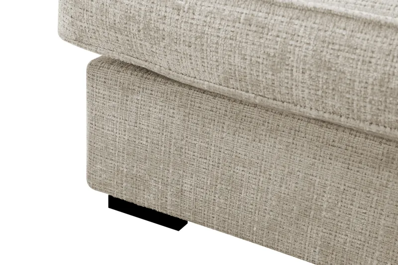 Rossita Lyx 4-seter Ekstra dyp Sofa med Sjeselong Høyre - Beige Chenille - Møbler - Sofaer - Sofa med sjeselong