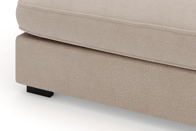 Rossita Lyx 4-seter Ekstra dyp Sofa med Sjeselong Høyre - Beige Stoff - Møbler - Sofaer - Sofa med sjeselong