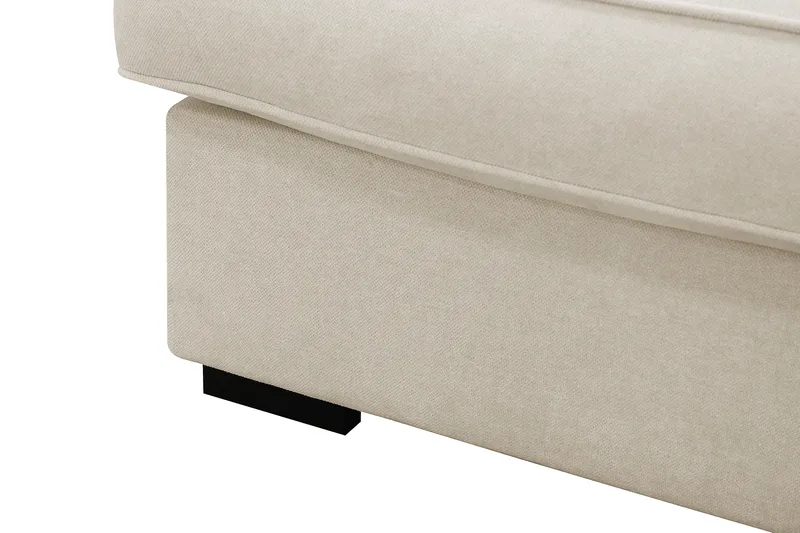 Rossita Lyx 4-seter Ekstra dyp Sofa med Sjeselong Høyre - Beige Stoff - Møbler - Sofaer - Sofa med sjeselong