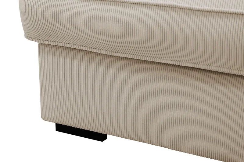 Rossita Lyx 4-seter Ekstra dyp Sofa med Sjeselong Høyre - Greige Manchester - Møbler - Sofaer - Sofa med sjeselong