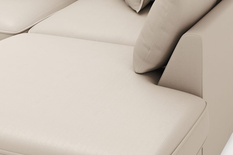 Rossita Lyx 4-seter Ekstra dyp Sofa med Sjeselong Høyre - Greige Manchester - Møbler - Sofaer - Sofa med sjeselong