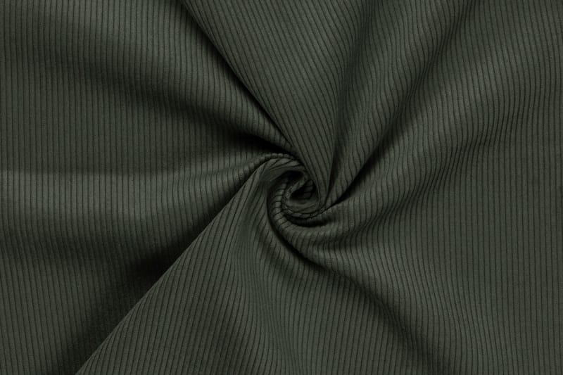 Rossita Lyx 4-seter Ekstra dyp Sofa med Sjeselong Høyre - Mørk grønn Kordfløyel - Møbler - Sofaer - Sofa med sjeselong