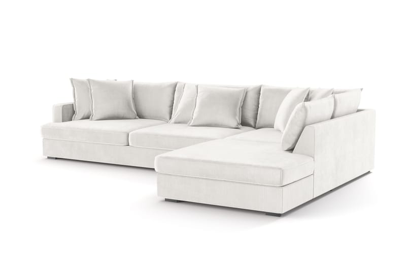 Rossita Lyx 4-seter Ekstra dyp Sofa med Sjeselong Høyre - Offwhite Manchester - Møbler - Sofaer - Sofa med sjeselong