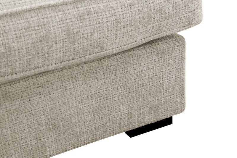 Rossita Lyx 4-seter Ekstra dyp Sofa med Sjeselong Venstre - Beige Chenille - Møbler - Sofaer - Sofa med sjeselong