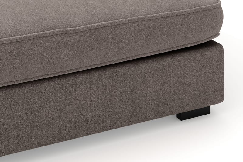 Rossita Lyx 4-seter Ekstra dyp Sofa med Sjeselong Venstre - Brun Stoff - Møbler - Sofaer - Sofa med sjeselong