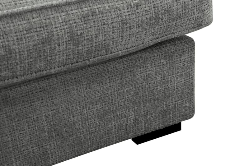 Rossita Lyx 4-seter Ekstra dyp Sofa med Sjeselong Venstre - Grå Chenille - Møbler - Sofaer - Sofa med sjeselong