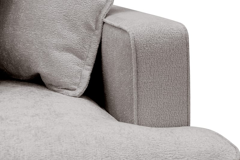 Rossita Lyx 4-seter Ekstra dyp Sofa med Sjeselong Venstre - Grå/Brun Chenille - Møbler - Sofaer - Sofa med sjeselong