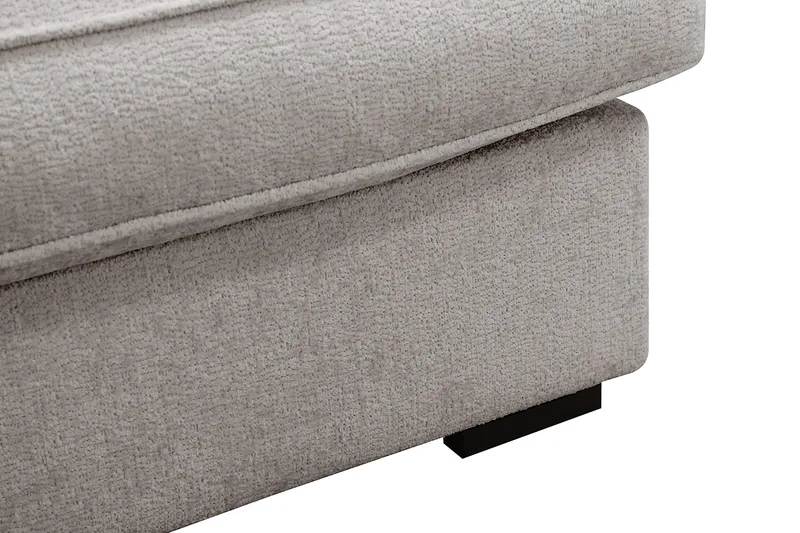 Rossita Lyx 4-seter Ekstra dyp Sofa med Sjeselong Venstre - Grå/Brun Chenille - Møbler - Sofaer - Sofa med sjeselong