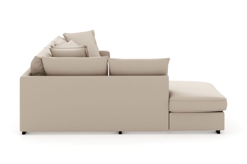 Rossita Lyx 4-seter Ekstra dyp Sofa med Sjeselong Venstre - Greige Manchester - Møbler - Sofaer - Sofa med sjeselong