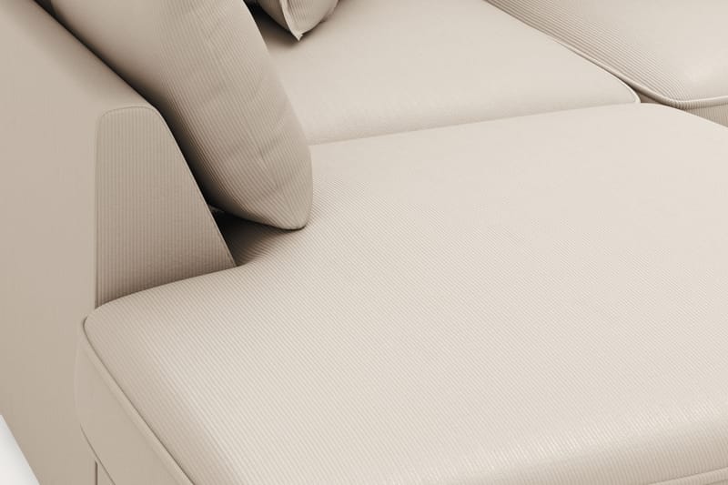 Rossita Lyx 4-seter Ekstra dyp Sofa med Sjeselong Venstre - Greige Manchester - Møbler - Sofaer - Sofa med sjeselong