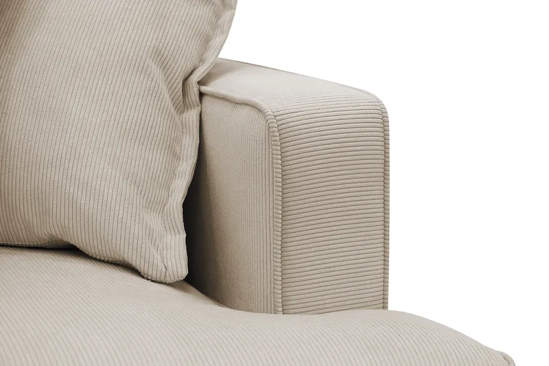 Rossita Lyx 4-seter Ekstra dyp Sofa med Sjeselong Venstre - Greige Manchester - Møbler - Sofaer - Sofa med sjeselong