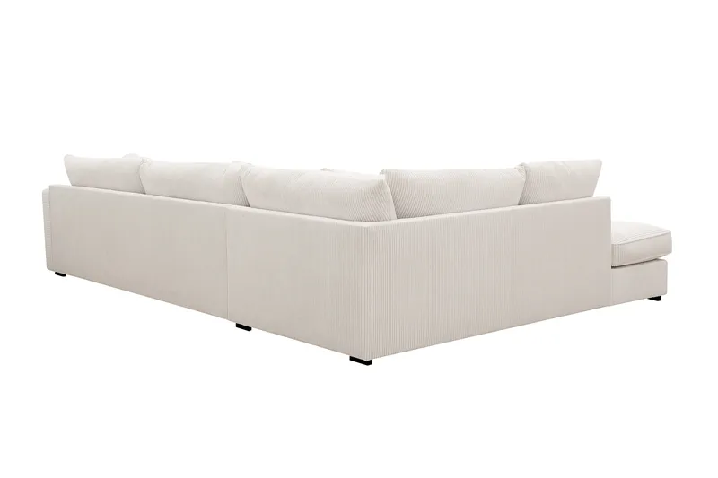 Rossita Lyx 4-seter Ekstra dyp Sofa med Sjeselong Venstre - Offwhite Manchester - Møbler - Sofaer - Sofa med sjeselong