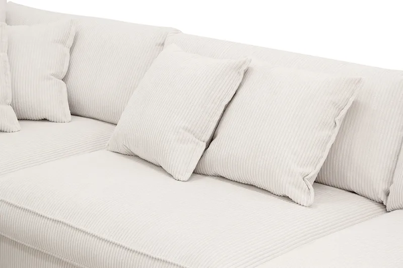 Rossita Lyx 4-seter Ekstra dyp Sofa med Sjeselong Venstre - Offwhite Manchester - Møbler - Sofaer - Sofa med sjeselong