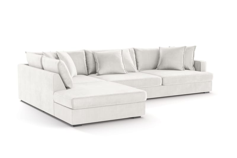 Rossita Lyx 4-seter Ekstra dyp Sofa med Sjeselong Venstre - Offwhite Manchester - Møbler - Sofaer - Sofa med sjeselong