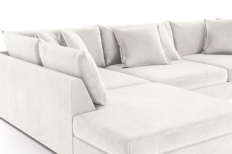 Rossita Lyx 4-seter Ekstra dyp Sofa med Sjeselong Venstre - Offwhite Manchester - Møbler - Sofaer - Sofa med sjeselong