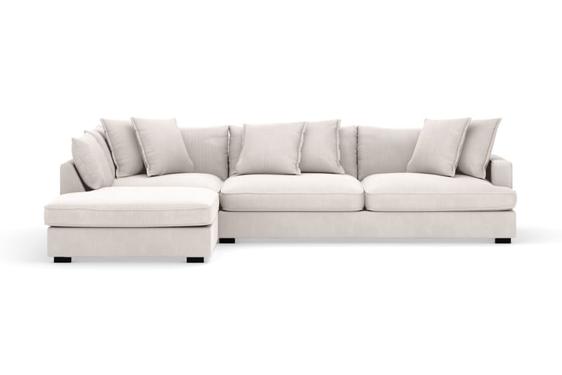 Rossita Lyx 4-seter Ekstra dyp Sofa med Sjeselong Venstre - Offwhite Manchester - Møbler - Sofaer - Sofa med sjeselong
