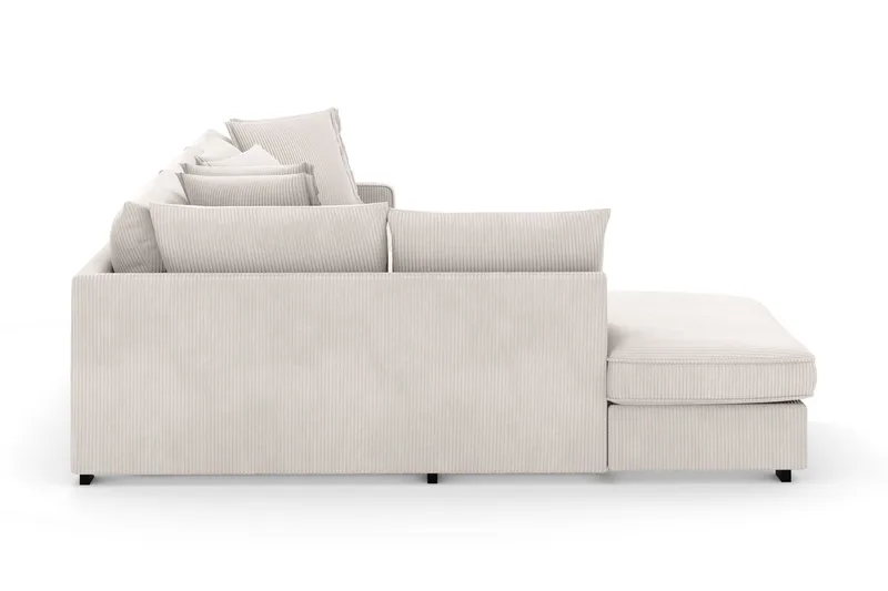 Rossita Lyx 4-seter Ekstra dyp Sofa med Sjeselong Venstre - Offwhite Manchester - Møbler - Sofaer - Sofa med sjeselong
