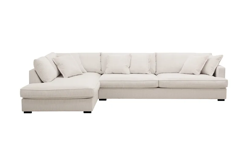 Rossita Lyx 4-seter Ekstra dyp Sofa med Sjeselong Venstre - Offwhite Manchester - Møbler - Sofaer - Sofa med sjeselong
