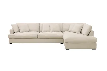 Rossita Lyx 4-seters Høyrevendt L-formet Extra Dyp Sjeselongsofa i Chenille
