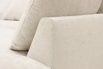 Rossita Lyx 4-seters Høyrevendt L-formet Extra Dyp Sjeselongsofa i Chenille - Trenza 06, Beige Chenille - Møbler - Sofaer - Sofa med sjeselong
