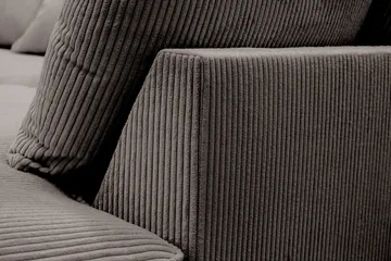 Rossita Lyx 4-seters Høyrevendt L-formet Extra Dyp Sjeselongsofa i Manchester - Taupe - Møbler - Sofaer - Sofa med sjeselong