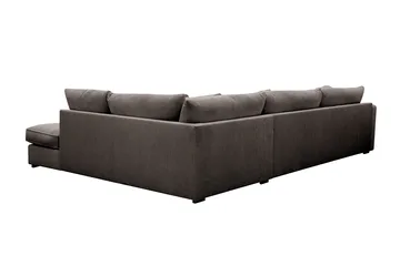 Rossita Lyx 4-seters Høyrevendt L-formet Extra Dyp Sjeselongsofa i Manchester - Taupe - Møbler - Sofaer - Sofa med sjeselong