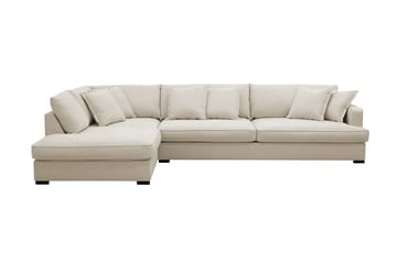 Rossita Lyx 4-seters Venstrevendt L-formet Extra Dyp Sjeselongsofa i Stoff