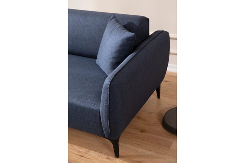Rossland Divansofa 3-seters - Blå - Møbler - Sofaer - Sofa med sjeselong - 3 seters sofa med divan