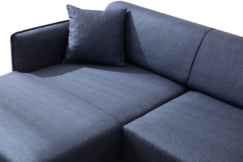 Rossland Divansofa 3-seters - Blå - Møbler - Sofaer - Sofa med sjeselong - 3 seters sofa med divan