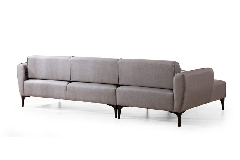 Rossland Divansofa 3-seters - Grå - Møbler - Sofaer - Sofa med sjeselong - 3 seters sofa med divan