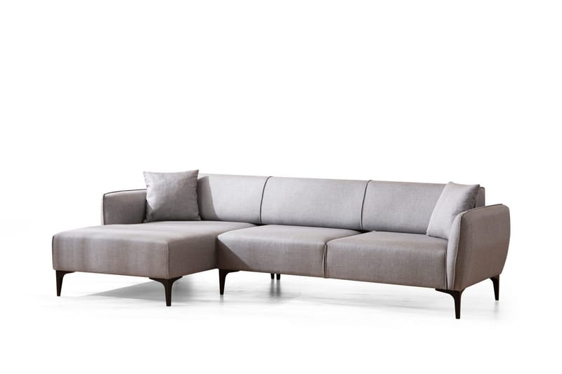 Rossland Divansofa 3-seters - Grå - Møbler - Sofaer - Sofa med sjeselong - 3 seters sofa med divan