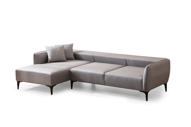 Rossland Divansofa 3-seters - Grå - Møbler - Sofaer - Sofa med sjeselong - 3 seters sofa med divan