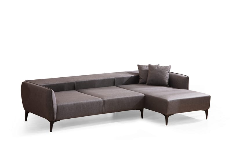 Rossland Divansofa 3-seters - Mørkegrå - Møbler - Sofaer - Sofa med sjeselong - 3 seters sofa med divan