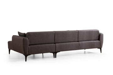 Rossland Divansofa 3-seters - Mørkegrå - Møbler - Sofaer - Sofa med sjeselong - 3 seters sofa med divan
